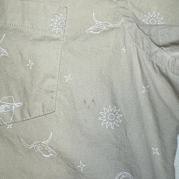 Men’s Sonoma Goods for Life short sleeve button-down shirt. Size L - Picture 6 of 12